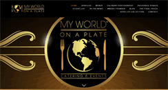 Desktop Screenshot of myworldonaplate.com