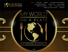 Tablet Screenshot of myworldonaplate.com